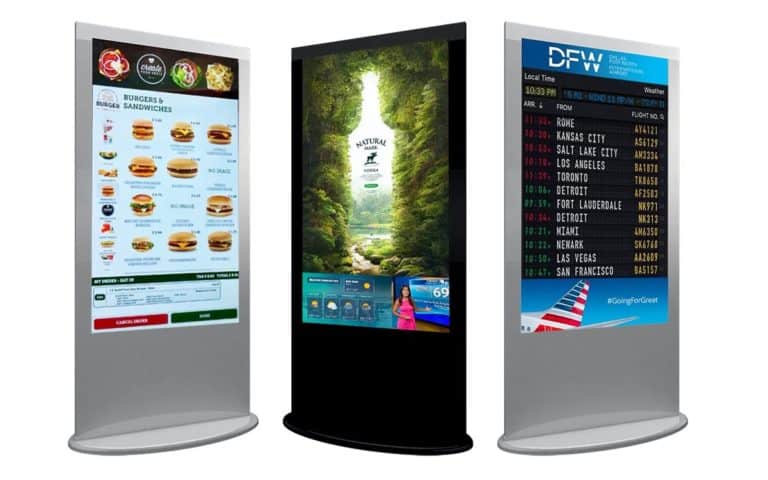 Digital Signage Kiosk Rentals